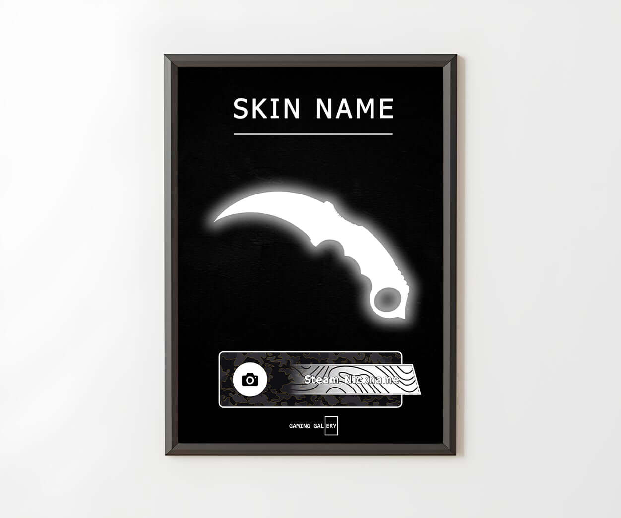 YOUR SKIN POSTER (BLACK)