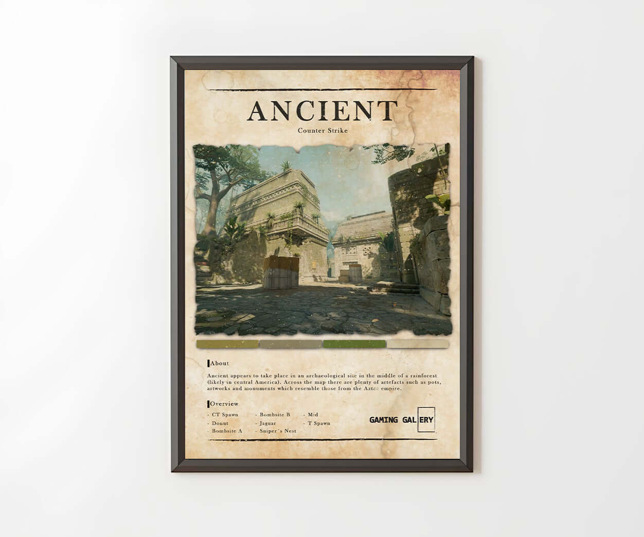 ANCIENT MAP POSTER