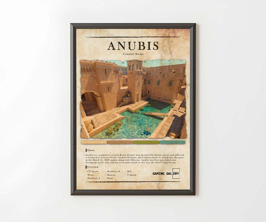 ANUBIS MAP POSTER