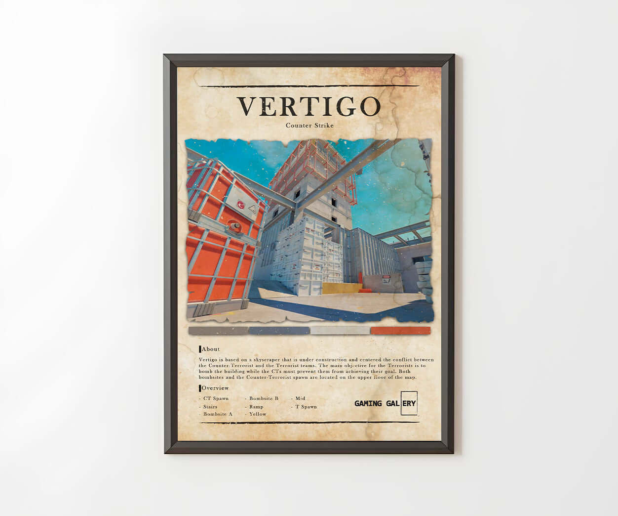 VERTIGO MAP POSTER